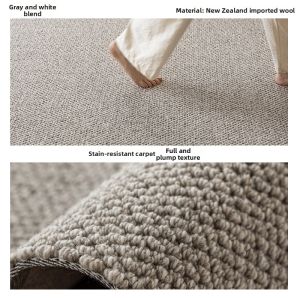 New Zealand Wool Minimalist Luxurious Carpet