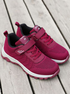 SHIPAILUO | Spring 2025 Anti-Slip Soft Bottom Leisure Sports Travel Shoes For Middle-Aged And Elderly Women Walking Shoes Comfortable Flat Heel