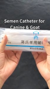 10pcs Dog & Goat AI Catheter Disposable Flexible Artificial Insemination Rod for Livestock Breeding