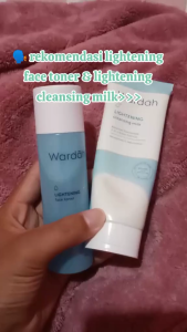 Wardah Duo Lightening Face Toner dan Milk Cleanser ( Wardah Paket Kosmetik )