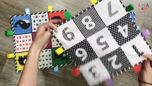 Đồ Chơi Trí Tuệ Tranh Vải Sột Soạt Cho Bé Sơ Sinh Học Giáo Dục Sớm - Tummy Time - Lalala Baby