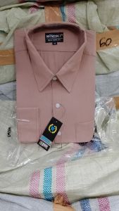 Wendya.T Kemeja Formal Reguler Warna Mocca✓Kemeja Pria Polos Lengan Panjang