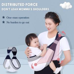 Children Sling Ring Wrap Holder Ergonomic Infant Slings Baby Carrier Wrap Backpack Newborn Breastfeeding Support Cloth Baby Wrap Carrier Infant Children Sling Ring Wrap Holder Newborn Natural Breathable Baby Bag Comfortable Nursing Cover Infant