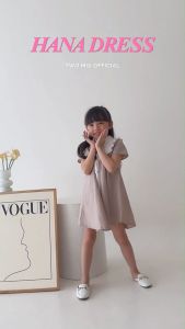 Hanna Dress - Baju Anak Perempuan Cantik Kasual Korean Style 1-8 Tahun 4410
