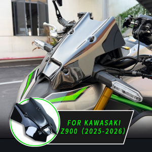 Z900 Front Windshield For Kawasaki Z900 Motorcycle Windscreen Fairing Wind Deflector Windshield Z900 Windshield Visor 2025 2026