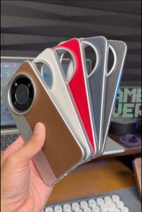 For Honor X9d 5G Casing Plastic Splicing Leather Hard Phone Case Cover