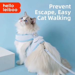 HELLOLEIBOO | Escape-Preventing Vest-style Cat Leash