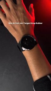 PhiLipe Ricci Jam Tangan Pria Karet Hitam Simple Terbaru Ori Tipis Keren 7553 Men Watches Free Box