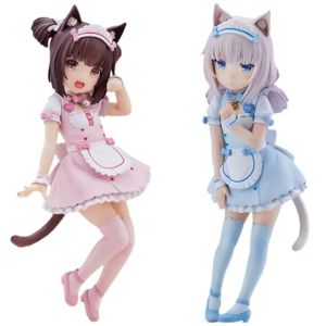 Bandai | 18CM NEKOPARA Anime Figure - Chocolate And Vanilla Cute Stand PVC Model Toy Collection Decoration Ornaments for Fans