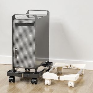 Computer Tower Stand Adjustable Mobile CPU Stand  Pc Floor Riser Stand，CPU Holder PC Tower Stand with Rolling Caster Wheels