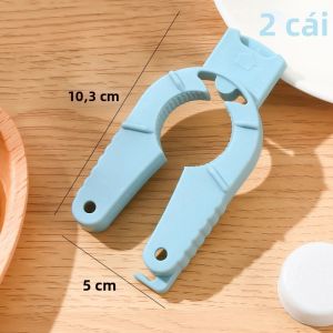 Bộ Mở Nắp Chai Đa Năng 2 Chiếc Mở Nắp Nhựa Bằng Tay Chất Liệu Hợp Kim Kẽm Dụng Cụ Mở Nắp Lọ Dành Cho Người Tay Yếu Người Già Người Cao Tuổi Dụng Cụ Mở Nắp Súp