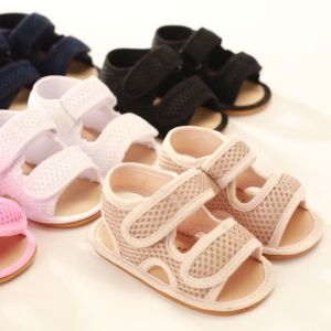 Fashionable New Summer Newborn Bed Shoes Baby Comfortable And Breathable Sandals Baby Anti Slip Rubber Sole Walking Shoes