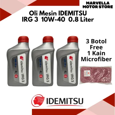 Oli Mesin Idemitsu IRG3 10W-40 08 liter semi Synthetic mb motor matic