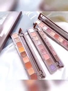 Lameila 9 Colors Finger Eyeshadow Waterproof Long Lasting Makeup Palette Matte Glitter Colorful Soft Keyboard Eye Shadow