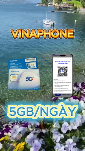 Sim/Esim 5G Vinaphone TR60 Data Khủng 5GB/Ngày Tốc Độ Cao + 1000 Phút Gọi Vina – Dùng 10 Ngày Siêu Tiết Kiệm FREESHIP - CHƯA KÍCH HOẠT