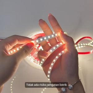 Strip lampu 24V10 meter 20M Strip lampu palung aluminium linier dilengkapi dengan lapisan perekat