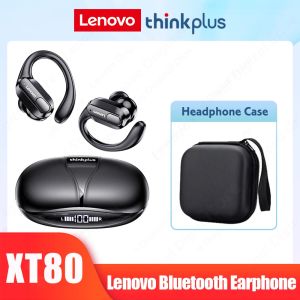Lenovo XT80 Original True Wireless Bluetooth 5.3 Earphones Sport Headphones with Charging Case Button Control Earhooks Headsets