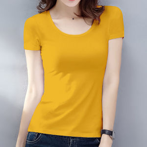 V-Neck White Slim Fit T-Shirt Short Sleeve Cotton