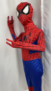 Super hero Far From Home Costume Cosplay Peter Parker Suit Super Bodysuit Jumpsuit for Kid Halloween Costume for Kids