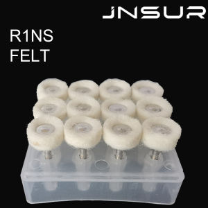 JNSUR Flat Dentist Polisher Kit For Ceramics Composite LowSpeed Handpiece Polishing Brush Porcelain/Natural Teeth/Nail Polishing