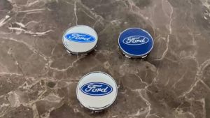 01 chiếc Logo chụp mâm ốp lazang bánh xe ô tô xe hơi cao cấp dùng cho Ford 60mm