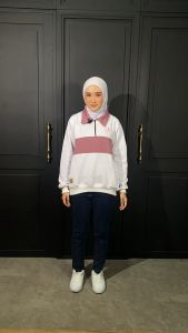Jaket Rugby Sweater Pria Wanita Simple