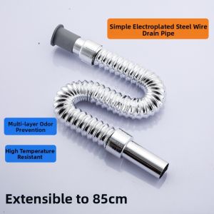 Pop-up Flip Cover 304 Stainless Steel Bathroom Basin Sink Faucet Drain