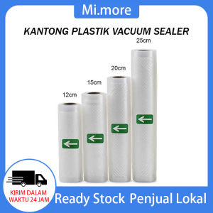Mi.more 5 Meter Plastik Vacuum Sealer Packing Roll Embos / Embossed Food Grade Vacum Sealer