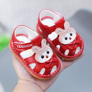 Slip-Resistant Soft Bottom Princess Sandals for 0-1 Year Old Babies