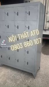 Tủ hồ sơ tủ sắt 20 cửa cao cấp tủ locker nhiều ngăn đựng đồ tài liệu văn phòng mới như ảnh 100%
