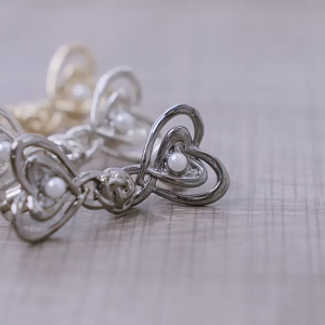 ALENADAY Kancing Tusuk Lepas Pasang Pengecil Jeans Rok Motif Love Pinggang Longgar Adjustable BRS16