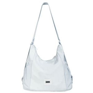 Lightweight Nylon Tote Bag Womens Multi-Functional Casual Shoulder Bag Double Strap Urban Minimalist Style Handbag