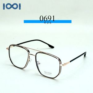 IOOI Eyewear - Kacamata Aviator Metal Anti Radiasi Blueray Photocromic Pria Wanita 0691