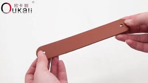 Nordic Soft Leather Brass Cabinet Handle Modern Cabinet Door Wardrobe Drawer Handle Cabinet Knob