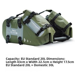 acacia | Waterproof Durable Stabilized Motorcycle Saddlebags