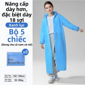 WEIKAMAYI | Áo Mưa Dùng Một Lần Chống Thấm Nước cho Người Lớn và Trẻ Em
