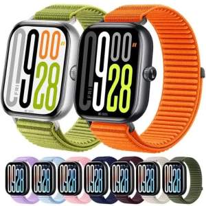 Strap For Xiaomi 9Pro 8 Pro Redmi Watch 6 5 4 Nylon Loop Comfortable Breathable For Xiomi 9pro 8pro Redmi 6 5 Strap Simple Style