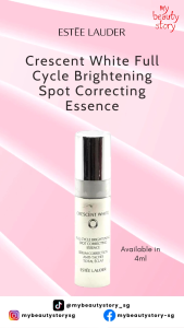 Estee Lauder Crescent White Full Cycle Brightening Spot Correcting Essence 4ml Travel Size