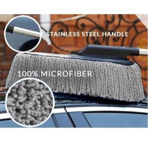 Kemoceng Microfiber Pembersih Debu Mobil Lap Cuci Bisa dipanjangkan Car Duster Pembersih Debu Rumah & Mobil Bahan Cendol Lebar Tebal Premium