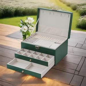 YYBAIO | Hộp Đựng Trang Sức Cao Cấp Dung Lượng Lớn 3 Tầng