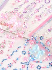 Vòng Tay Hình Bướm 3D Đính Kim Cương Trang Trí Cho Bé Gái Vòng Tay Trẻ Em Trang Trí Sổ Tay Dán Hình Họa Hoạt Hình Đồ Chơi Giáo Dục