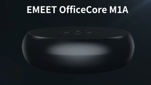 EMEET USB Speakerphone Conference Mikrofon M1A Zoom Certified AI Mics 360°Voice Pickup USB Type C-A Plug&Play For Computer Laptop/PC Fast Mute Noise Reduction Echo Cancellation for 5-8 People for Zoom Teams Meeting