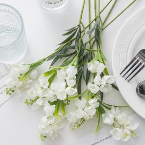 10/20Pcs Artificial Flowers Canterbury Bells Christmas Home Room Table Arrangement Outdoor Garden Bonsai Festive Wedding Decor