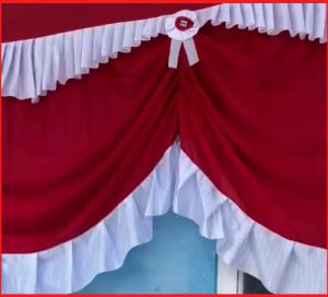 Bendera Merah Putih Background Kantor 10Gelombang 8Meter