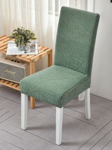 Modern Minimalist High-End Elastic Chair Cover Waterproof Integrated Dining Chair Cover Thickened Stool Cover Home Use