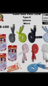 Kabel Data Vibox untuk Android VBS100s Kabel Charger Casan Vibox Micro