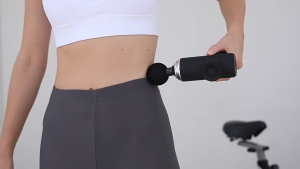 Toshiba Mini Silent Fascial Massager 32 Speed LCD Touch Gun for Exercise Recovery Leg Slimming Massage gun suitable for use after exercise