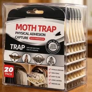 Pest Moth Trap Pheromone Moth Sticker Killer Insect Catcher Fly Sticky Trap for Garden Pantry Food Flycatcher Sticker Plate Trap