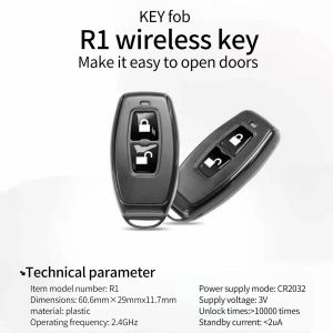 Key Fob R2 2.4GHz Wireless Remote Control for Smart Lock Door Access Devices 868mhz Remote Controler For TTlock App