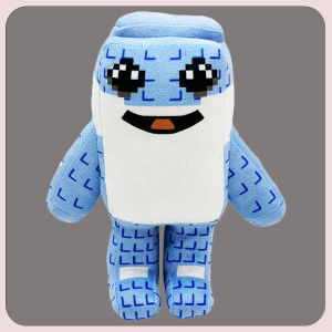 21cm STEAL A BRAINROT Shark Plush Toys Blue Mosaic Dolls Game Surrounding Shark Plush Toys Soft Toys for Kids Birthday Gifts